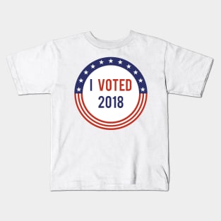 I Voted 2018 Kids T-Shirt